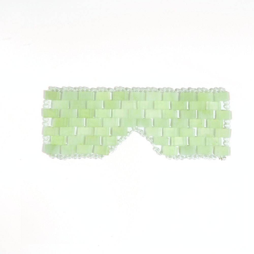 Natural Jade Eye Mask Handmade - Spa Wellness Nature ulasan dan harga