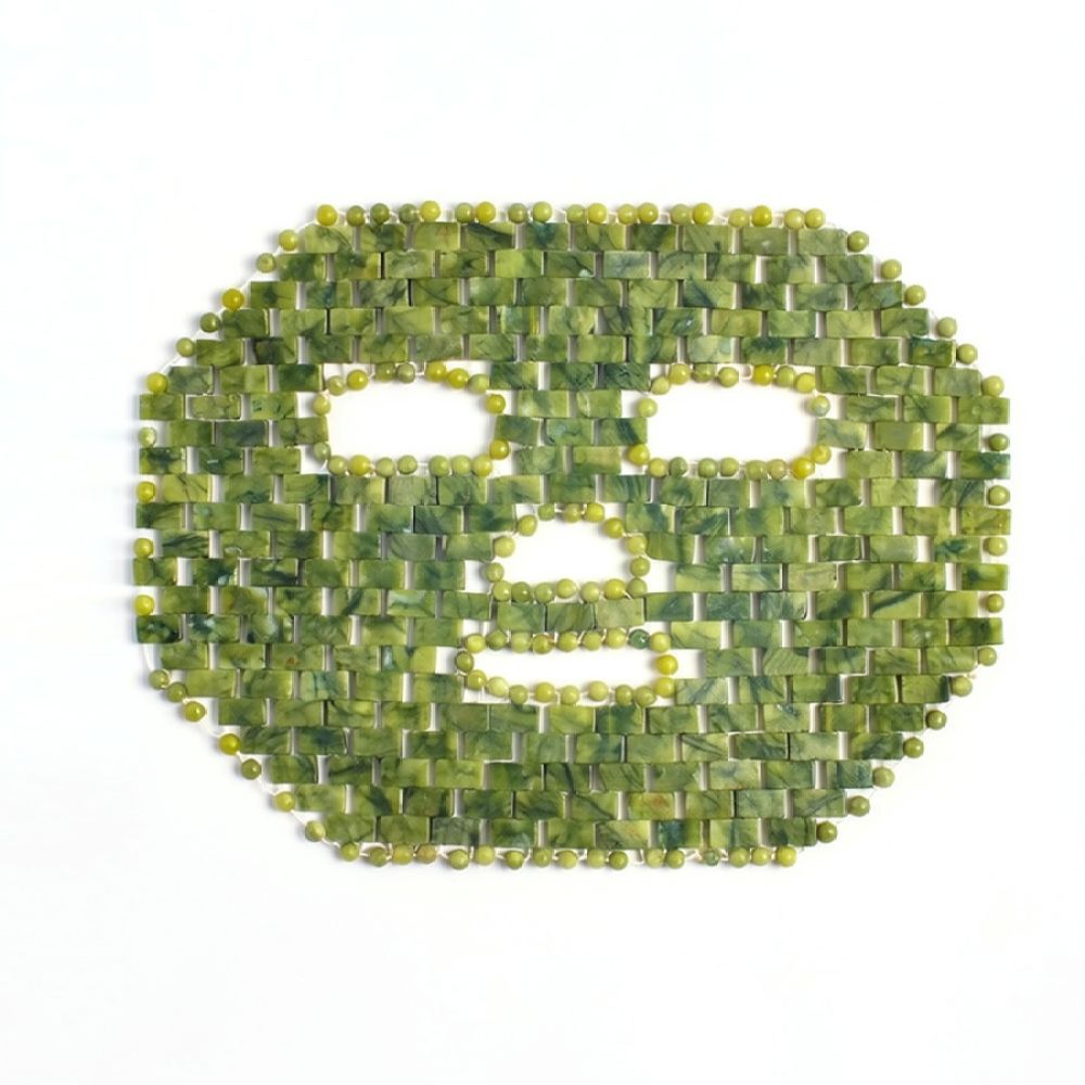 Natural Jade Eye Mask Handmade - Spa Wellness Nature ulasan dan harga