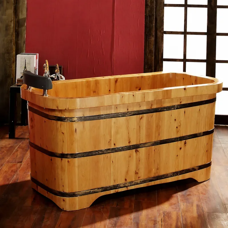 Sichuan Cedar Wood Bathtub for - Spa Wellness Nature ulasan dan harga